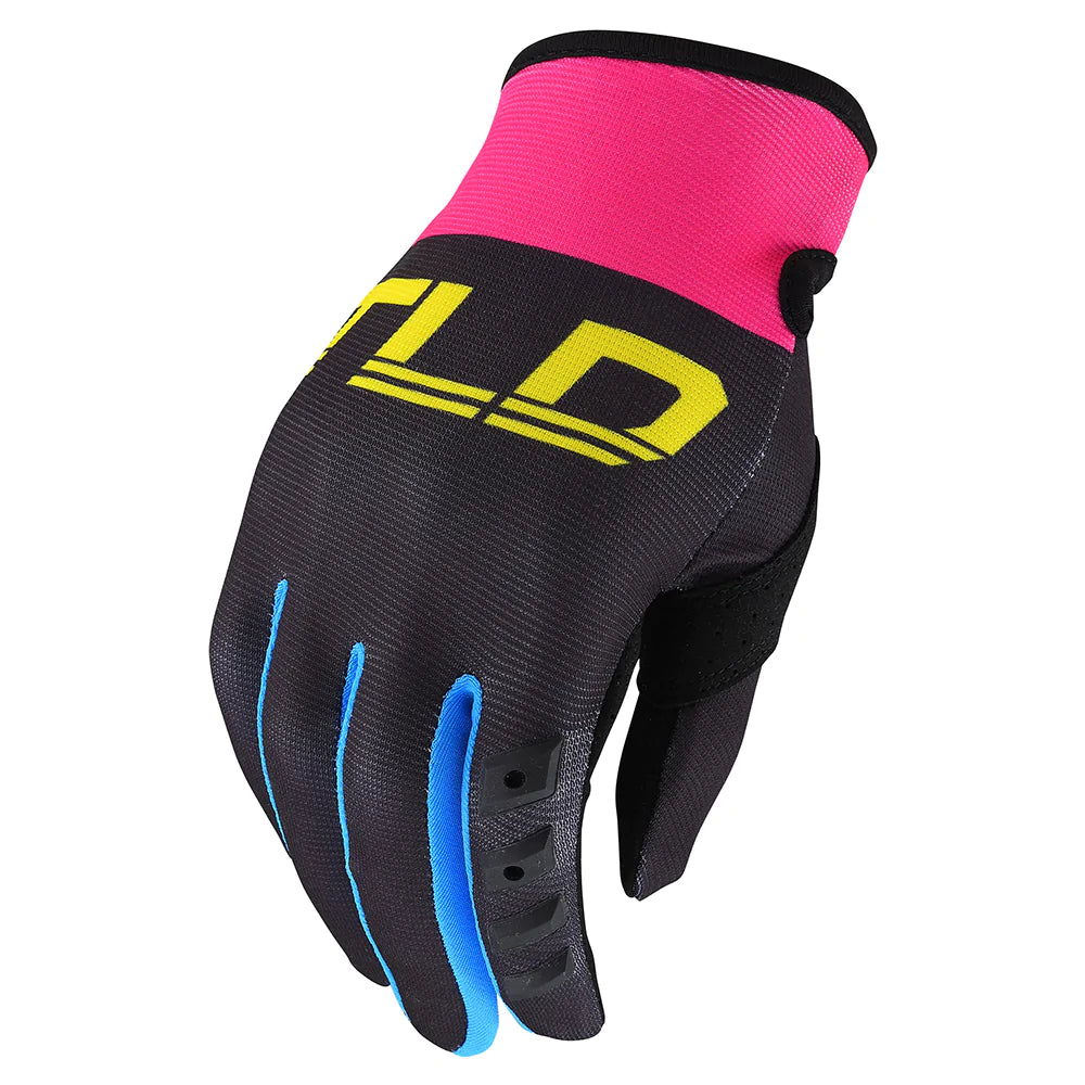 GUANTES MUJER - GP SOLID BLACK YELLOW