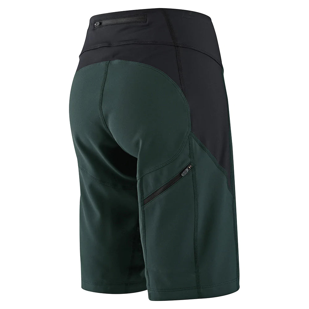 SHORT MUJER LUXE SOLID STEEL GREEN