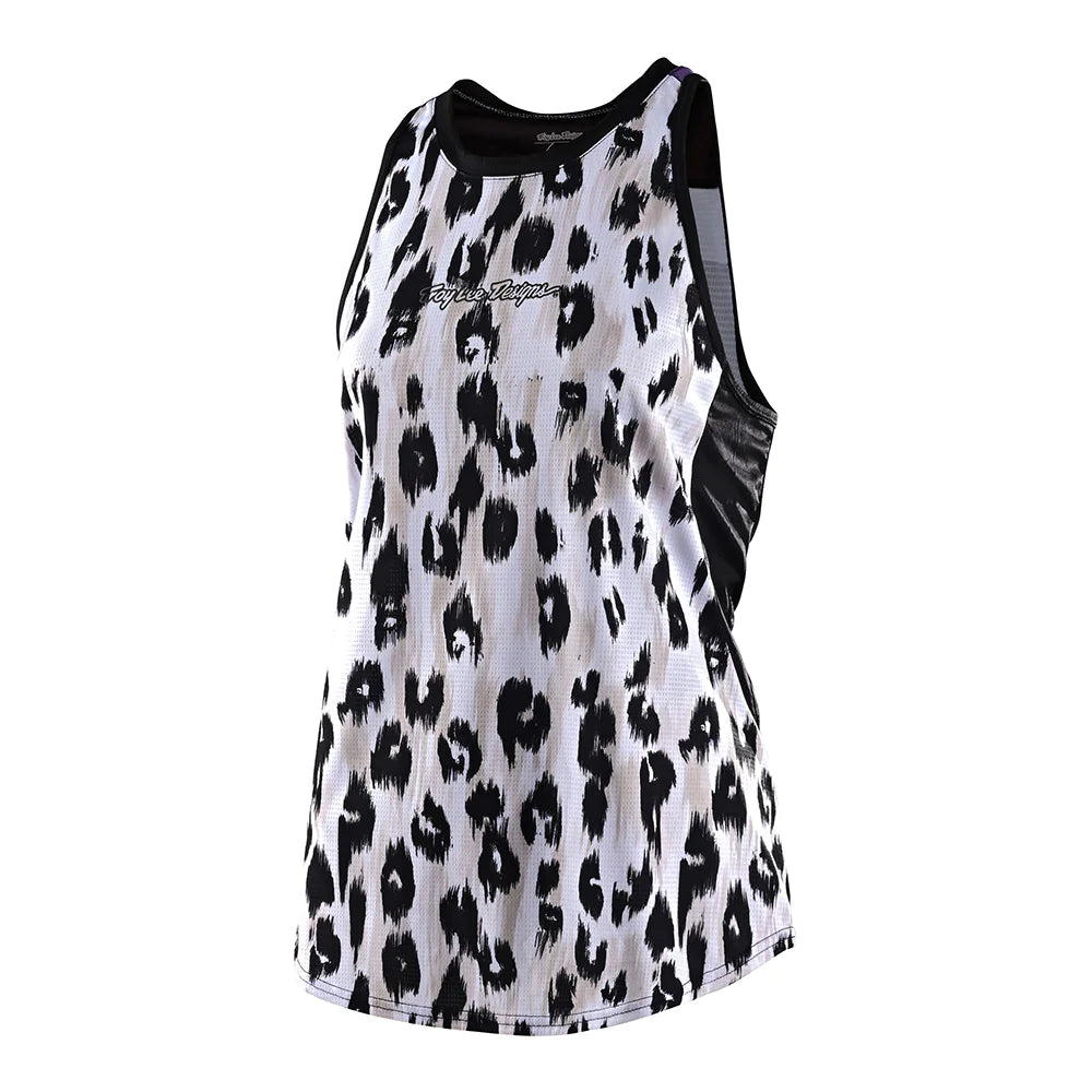JERSEY MUJER LUXE TANK WILD CAT WHITE