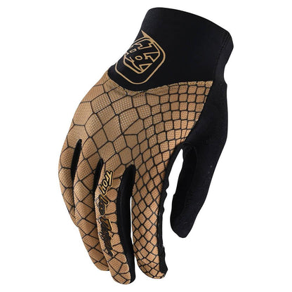 GUANTES WOMAN ACE 2.0 SNAKE GOLD